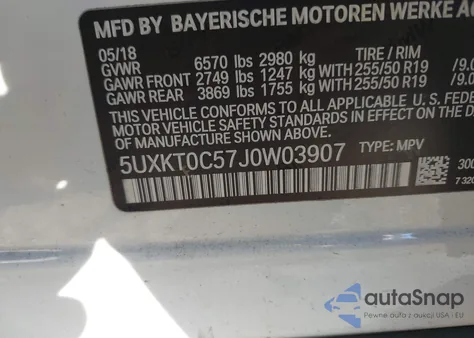 2018 BMW X5 Edrive xDrive40E Iperformance из США, поврежденный, VIN 5UXKT0C57J0W03907